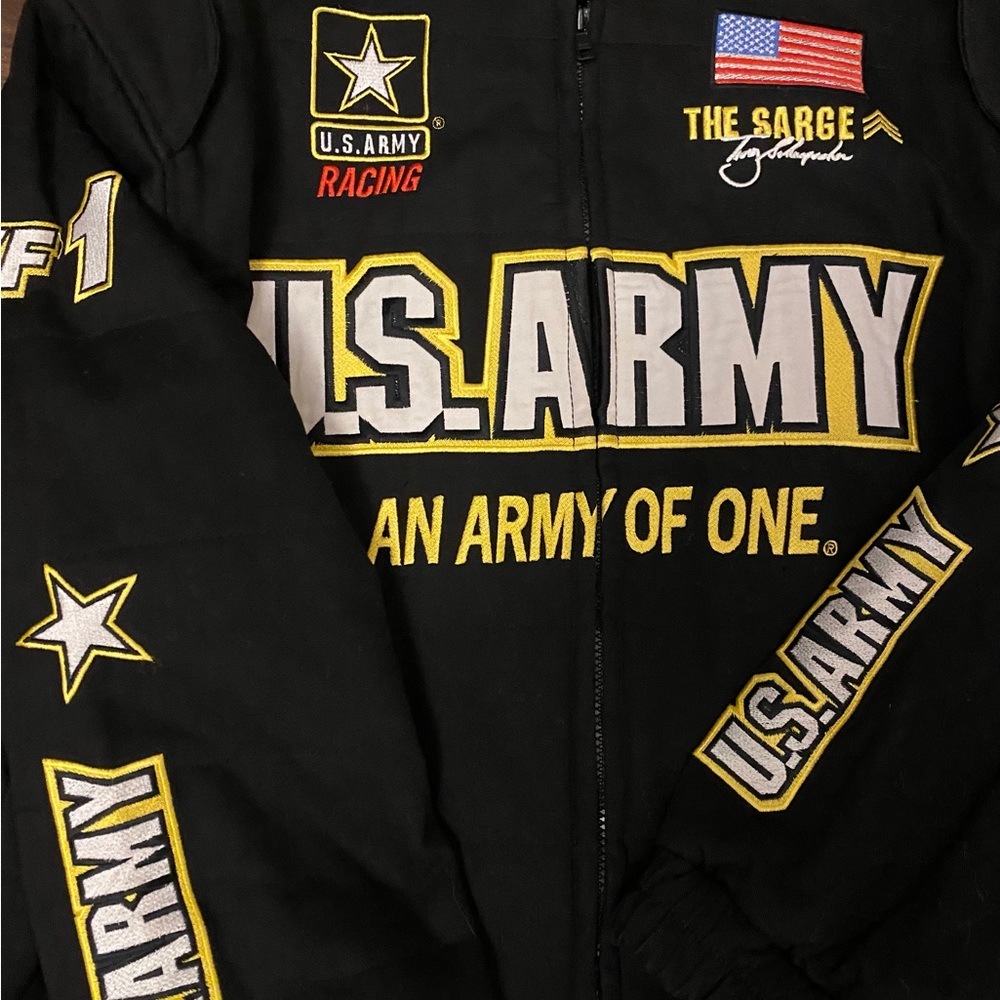 Vintage Tony Schumacher Us Army Racing Jacket Mens Si Gem vintage-tony-schumacher-us-army-racing-jacket-mens-si-gem